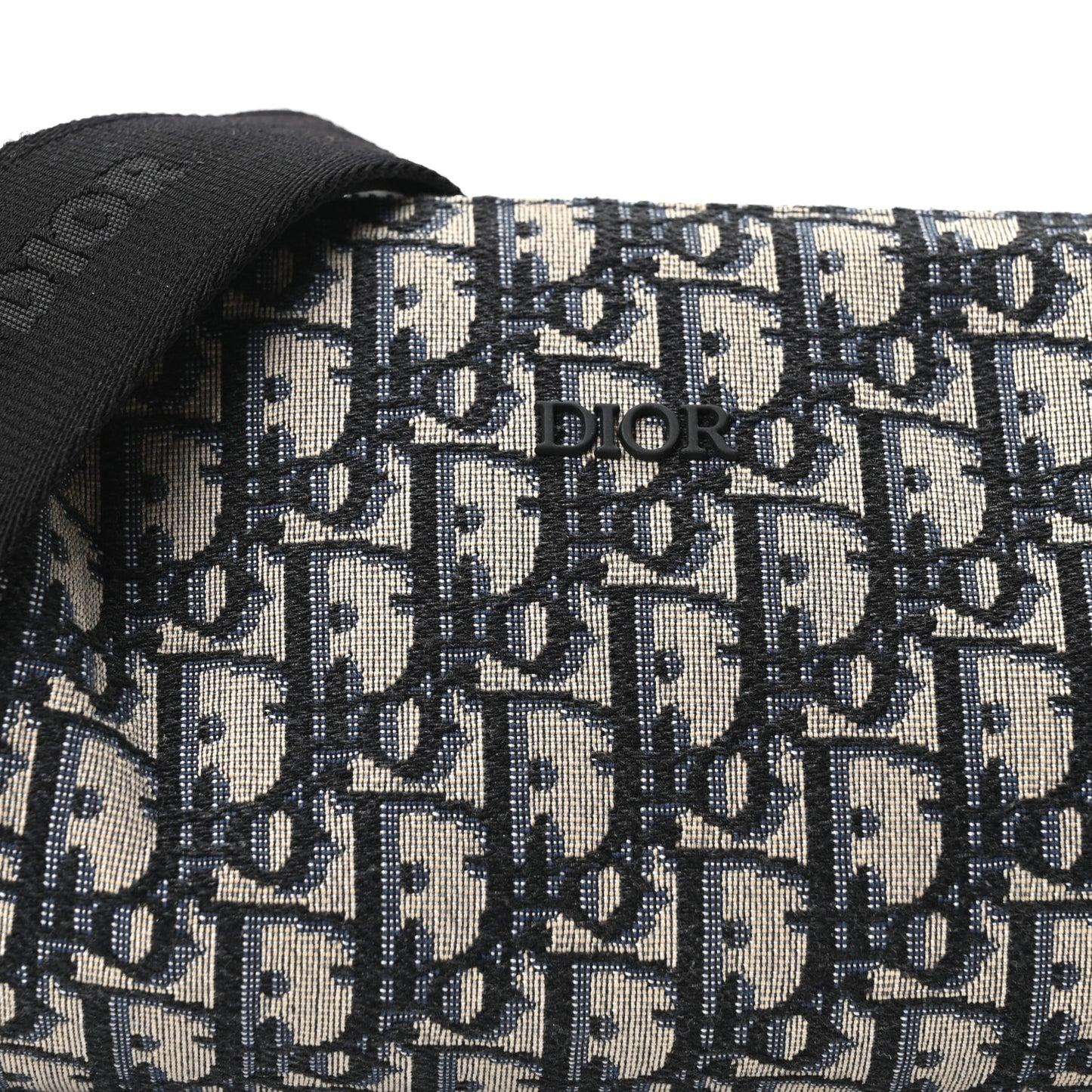 Oblique Roller Messenger Bag Blue