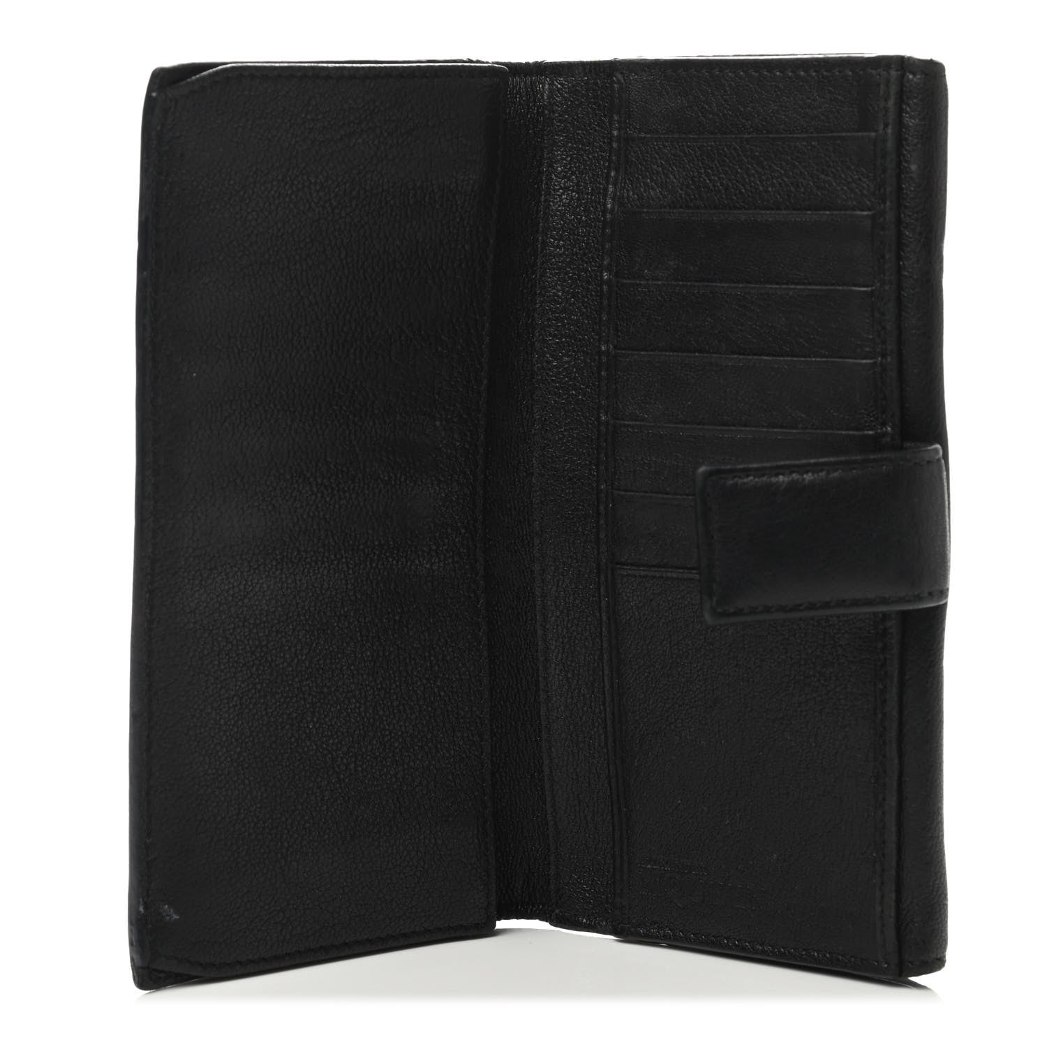 Alexander McQueen Calfskin Skull Continental Wallet Black 4 of 5