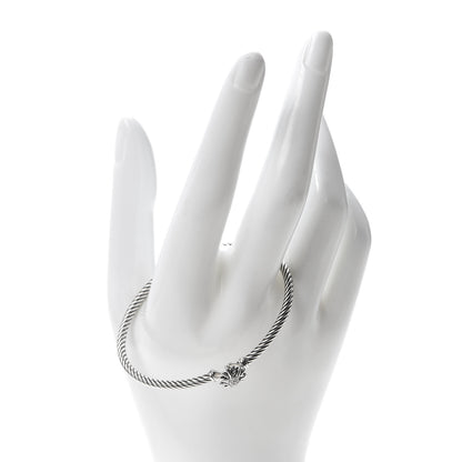 David Yurman Sterling Silver Diamond Starburst Bracelet 2 of 4