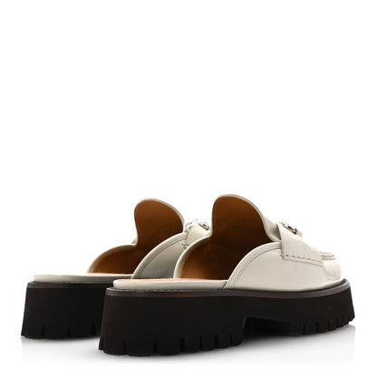 Gucci Cordovan Lux Horsebit Platform Mules 41 Mystic White 5 of 10