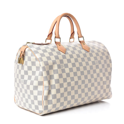 Louis Vuitton Damier Azur Speedy 35 3 of 18