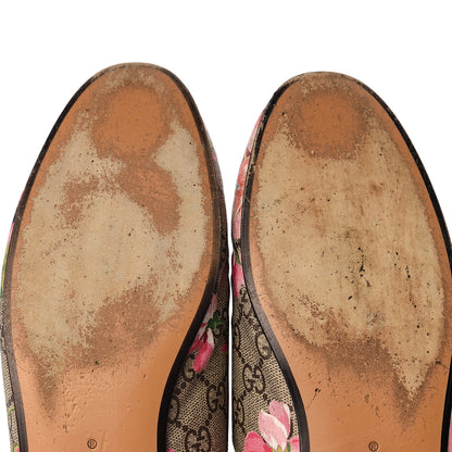 Gucci GG Supreme Monogram Blooms Womens Princetown Slippers 42 Beige Multicolor Dry Rose 9 of 13