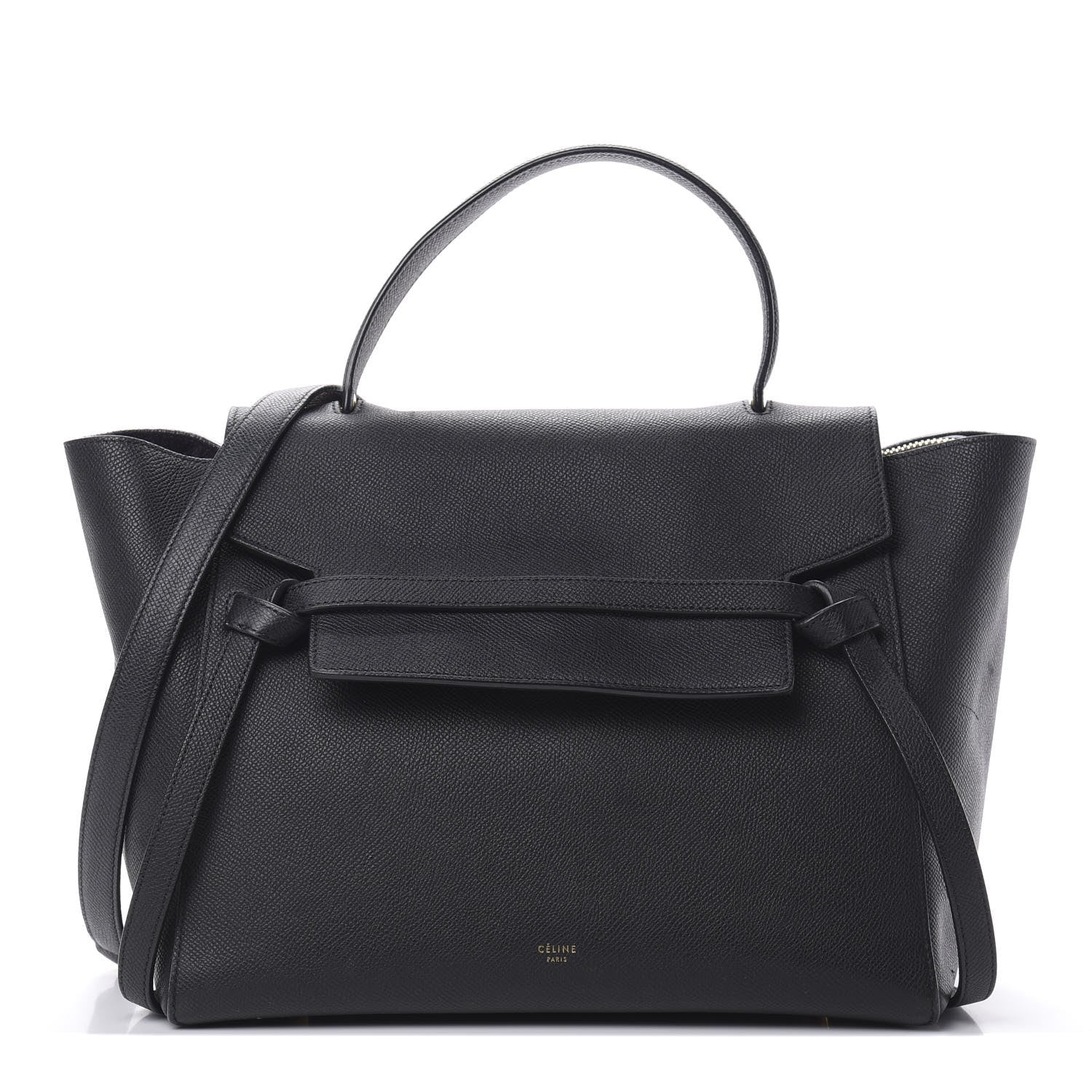 Celine Grained Calfskin Mini Belt Bag Black 1 of 21