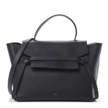 Celine Grained Calfskin Mini Belt Bag Black 1 of 21