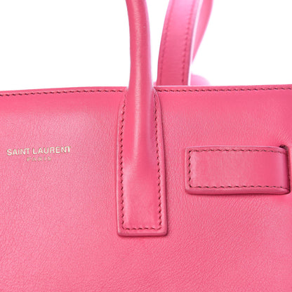Saint Laurent Calfskin Nano Sac De Jour Lipstick Fuchsia 21 of 22