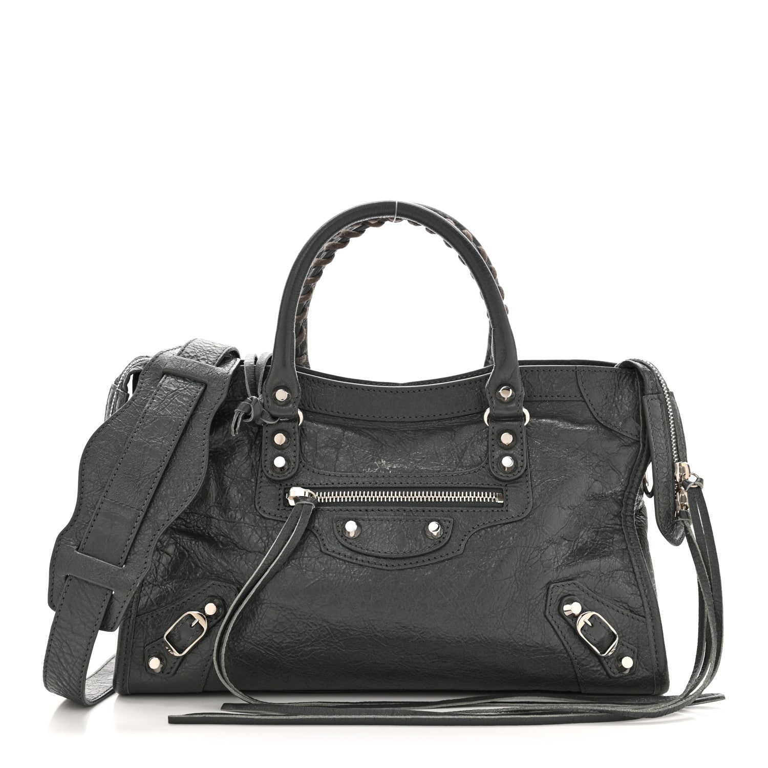 Balenciaga Agneau Classic Silver Hardware S City Gris Fossile 1 of 12
