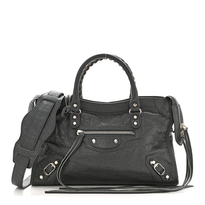 Balenciaga Agneau Classic Silver Hardware S City Gris Fossile 1 of 12