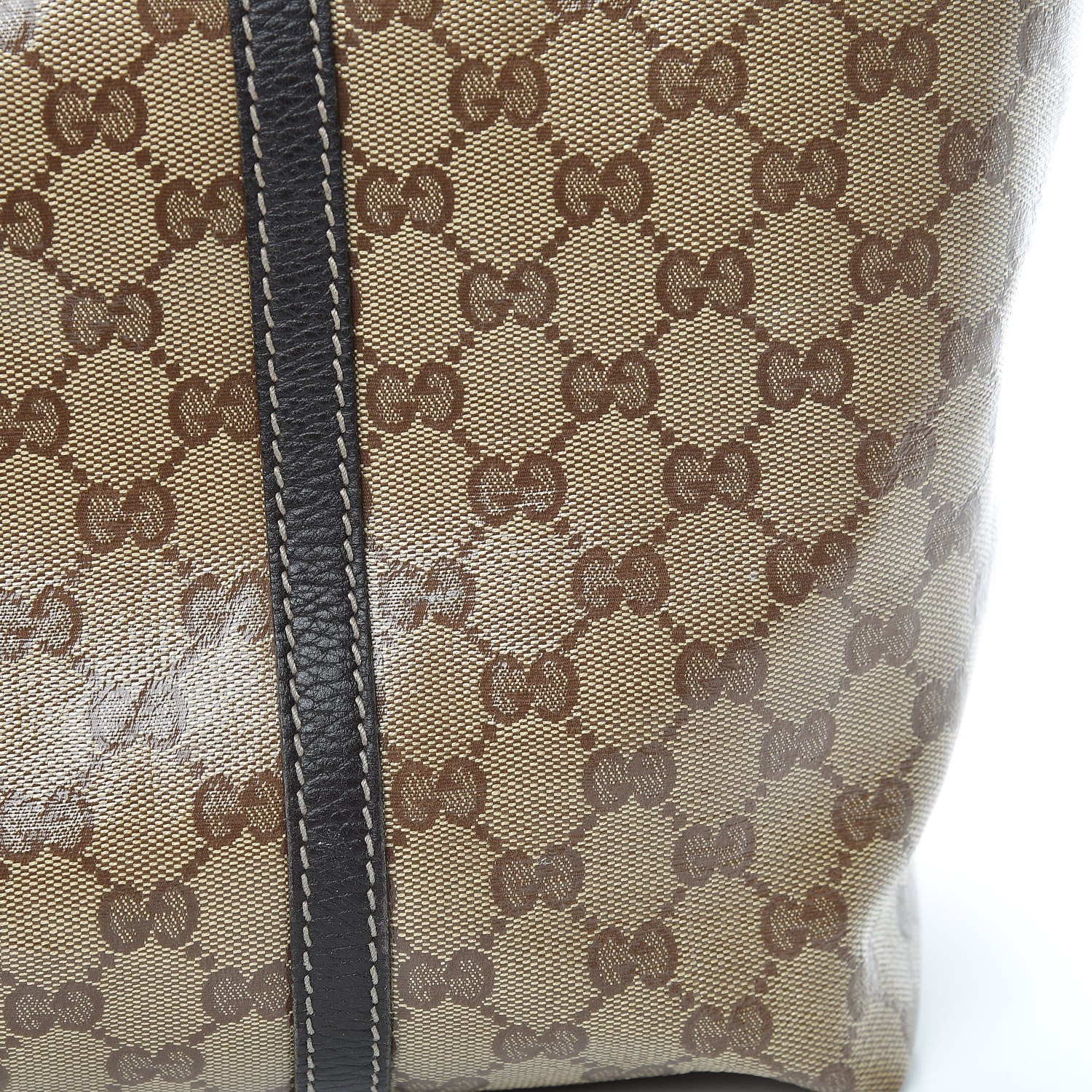 Gucci Crystal Monogram Large Joy Tote Beige Ebony Testa di Moro 20 of 26