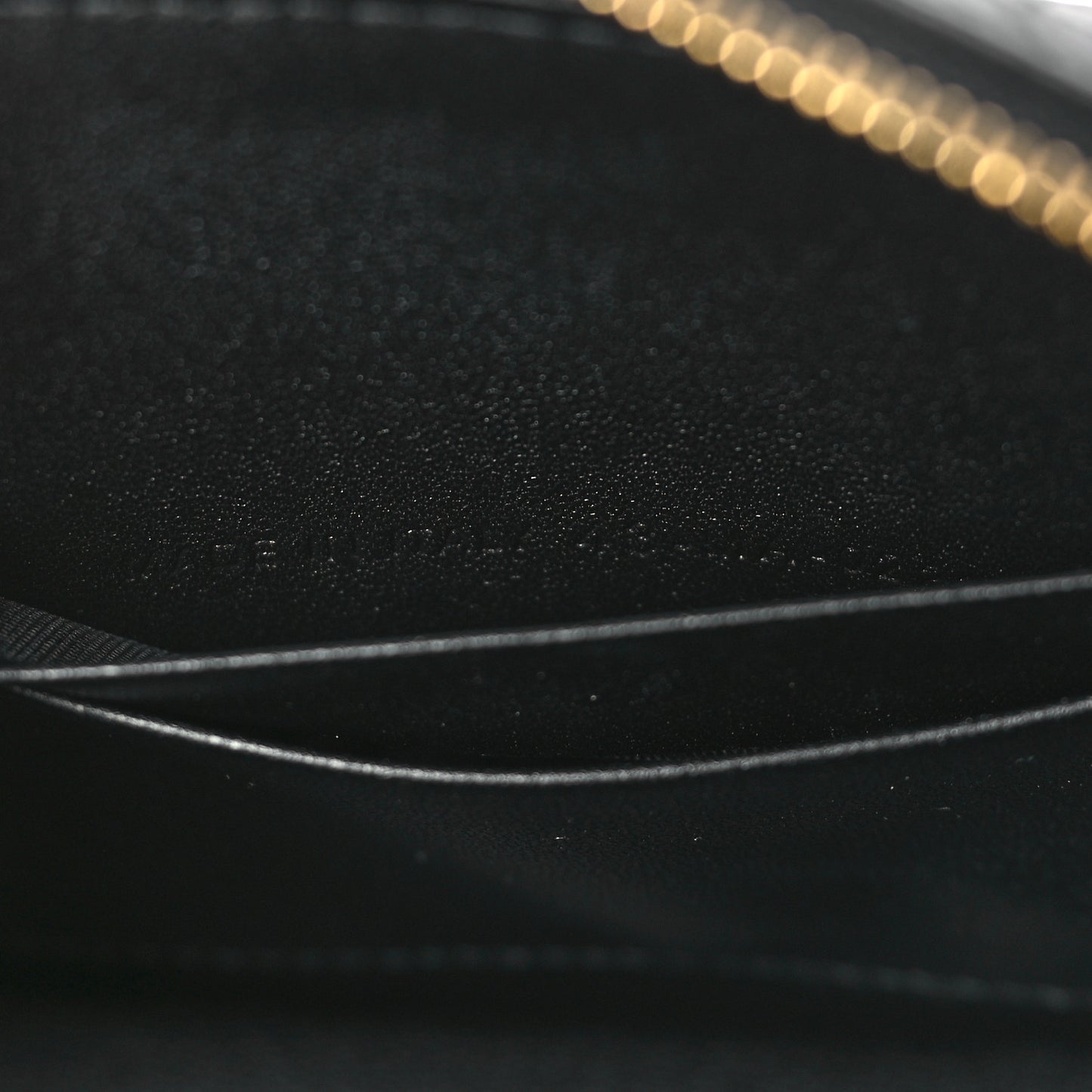 Supple Calfskin Caro Double Pouch Black
