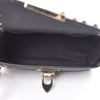 Valentino Garavani Vitello Mini Rockstud Crossbody Bag Black 5 of 11