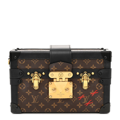 Louis Vuitton Monogram Petite Malle Black 1 of 10
