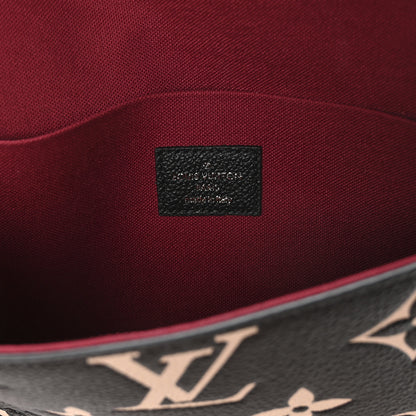 Louis Vuitton Empreinte Monogram Giant Felicie Pochette Black Beige 13 of 23