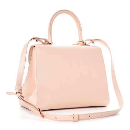 Delvaux Grained Calfskin MM Brillant Satchel Nude 3 of 7