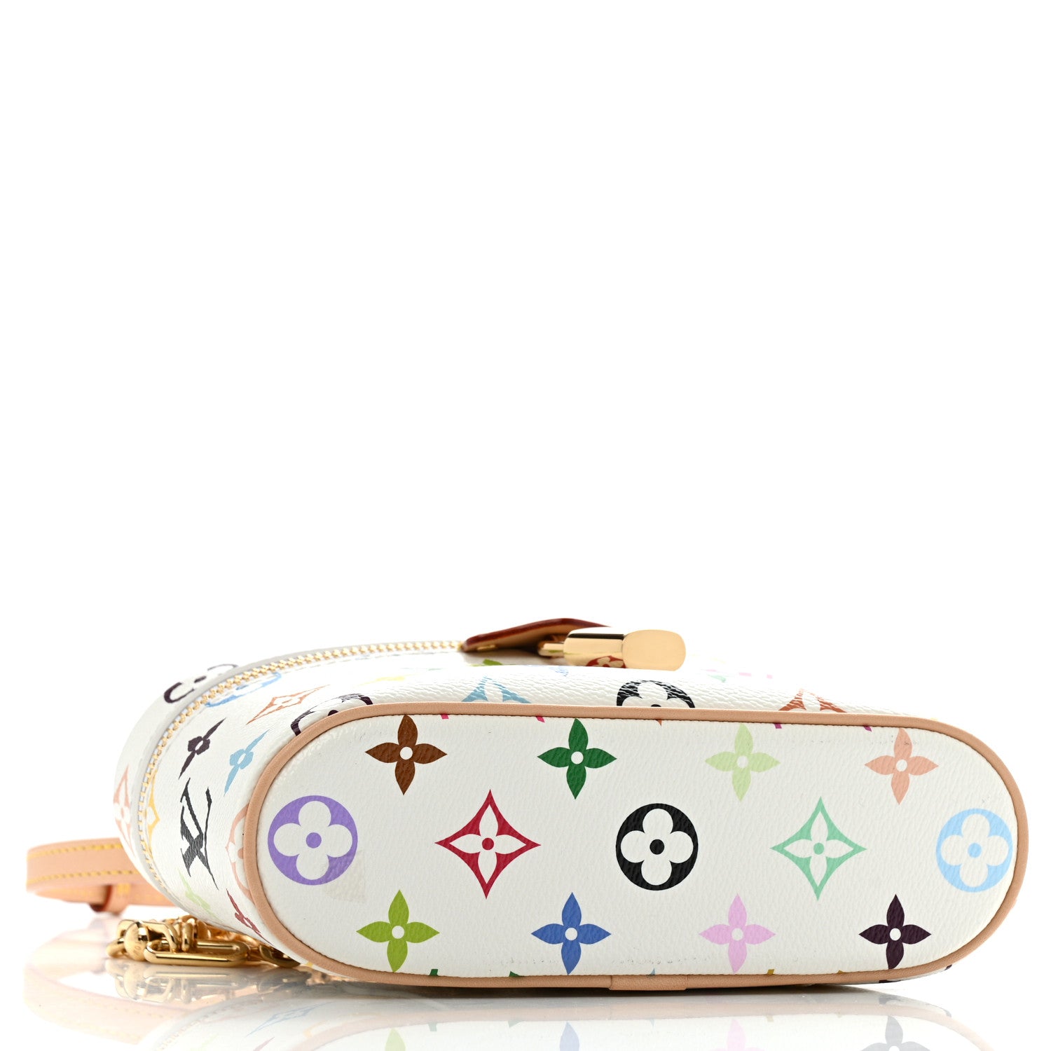 Louis Vuitton LV x TM Monogram Multicolor Vanity Chain Pouch White 4 of 9