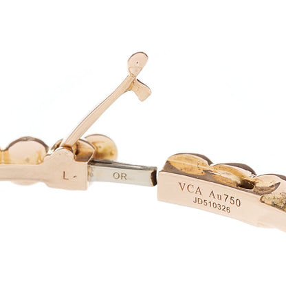 Van Cleef & Arpels 18K Rose Gold Perlee Pearls of Gold Bracelet L 3 of 4