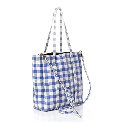 Balenciaga Calfskin Checked XS Everyday Tote 5 of 12