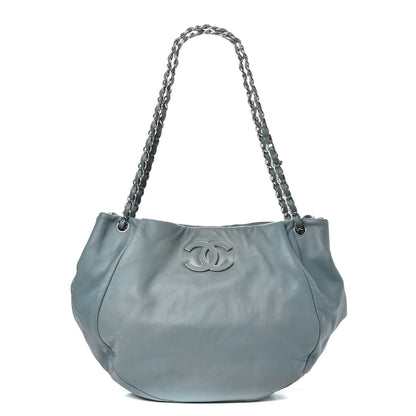 Chanel Lambskin Sensual Hobo Blue 1 of 12