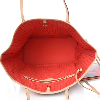 Louis Vuitton Monogram Tahitienne Saint Tropez Neverfull MM 6 of 8