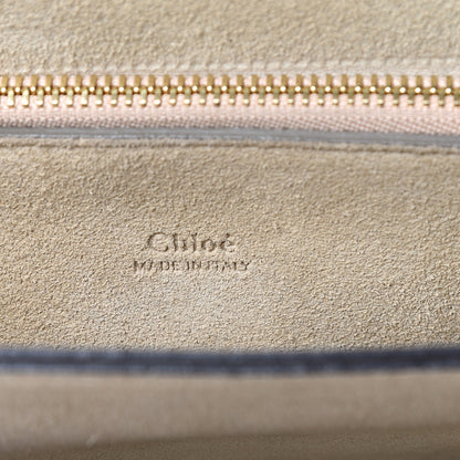 Chloe Suede Calfskin Medium Faye Shoulder Bag Tobacco 5 of 13