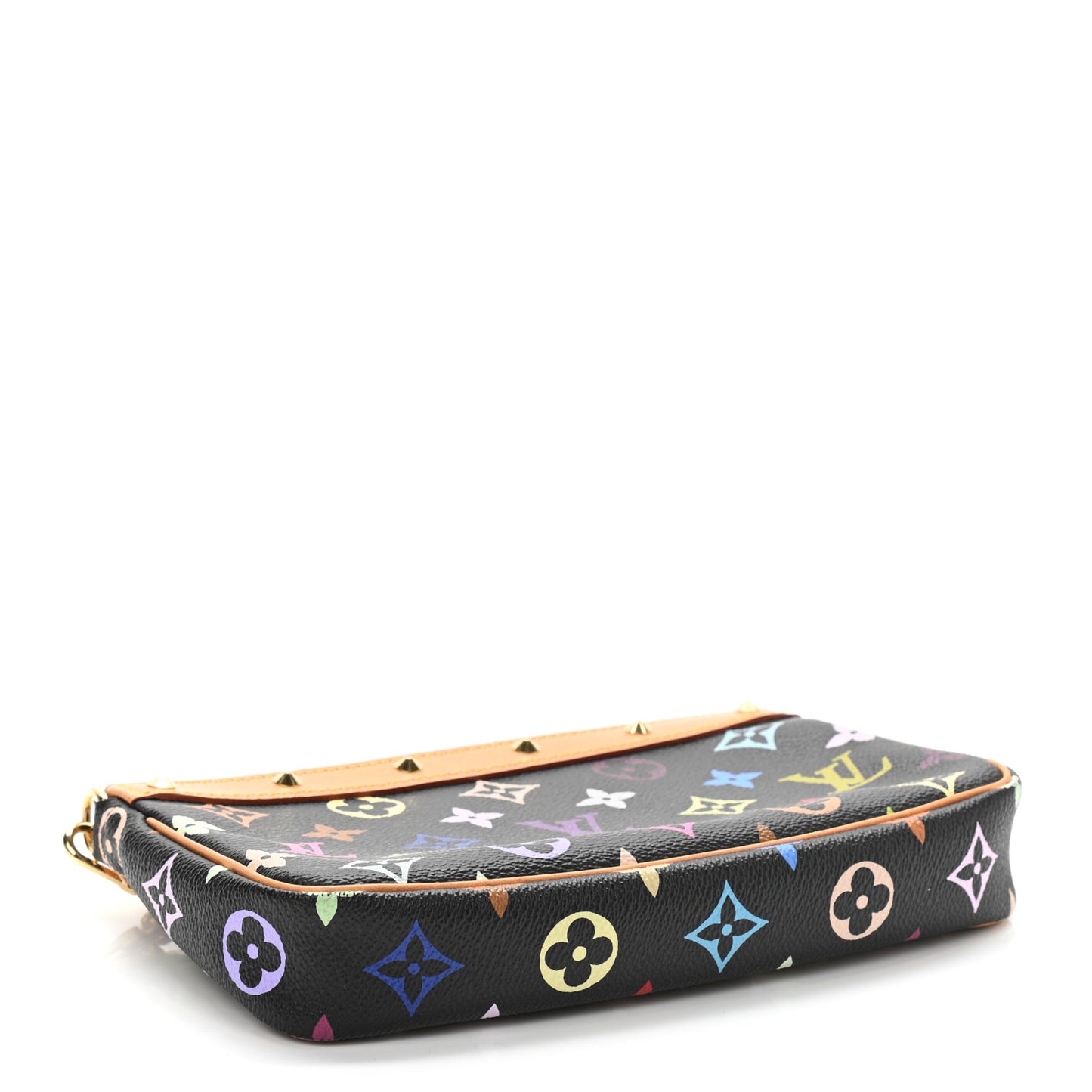 Monogram Multicolor Pochette Accessories Black