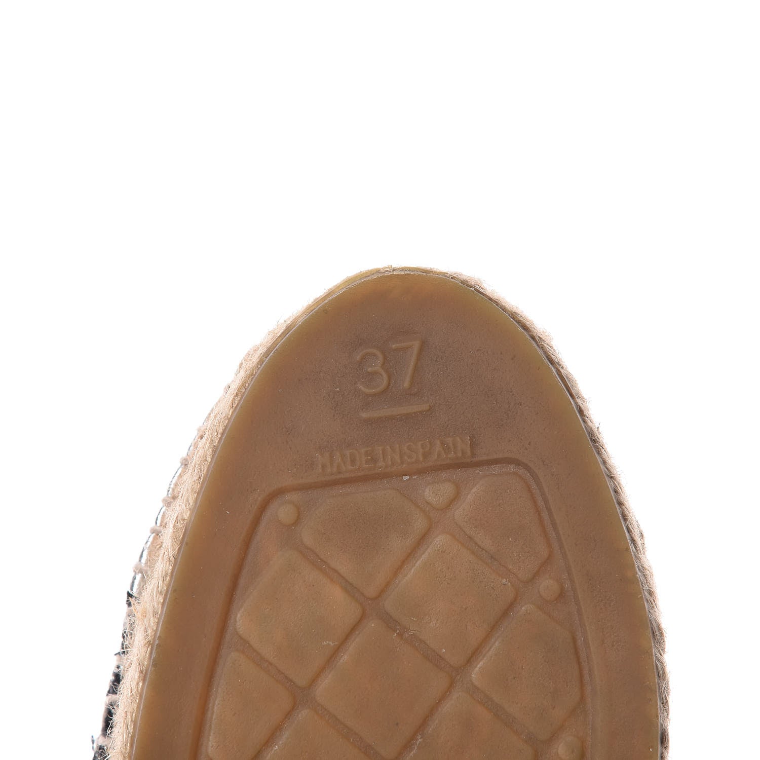 Chanel Tweed Lambskin CC Espadrilles 37 Black Silver 9 of 14
