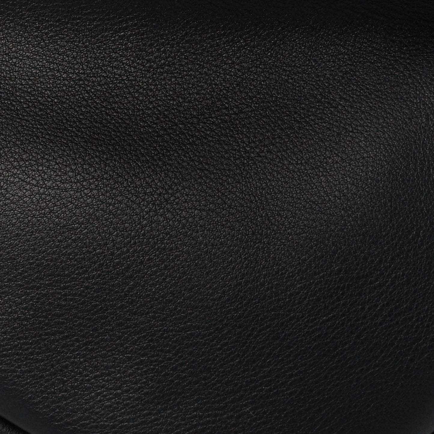 Grained Calfskin Small Slouchy Banana Bag Black