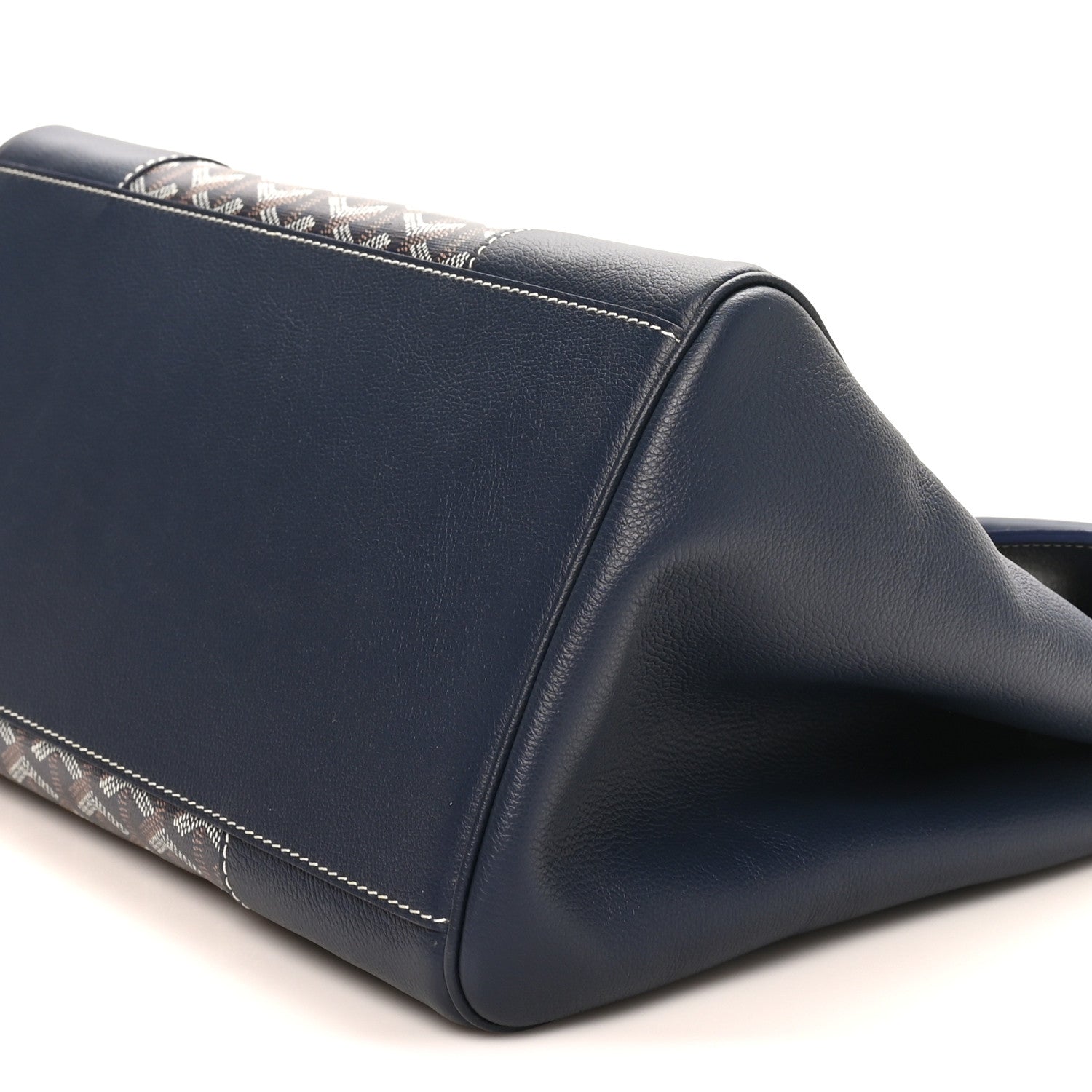 Goyard Goyardine Saigon Tote Navy 9 of 9