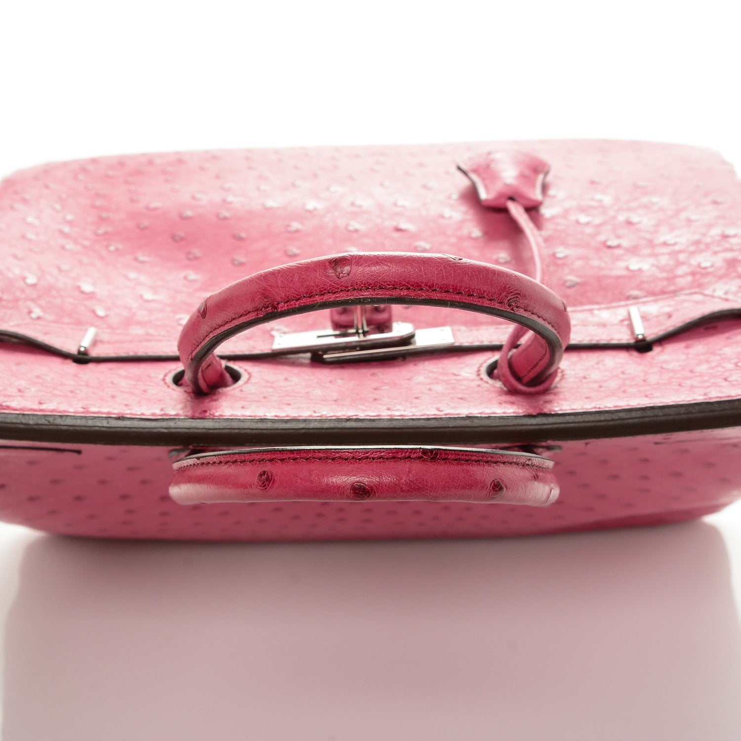 Hermes Ostrich HAC Birkin 32 Fuchsia 8 of 28