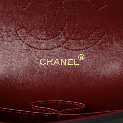 Chanel Lambskin Quilted Medium Double Flap Black 6 of 23