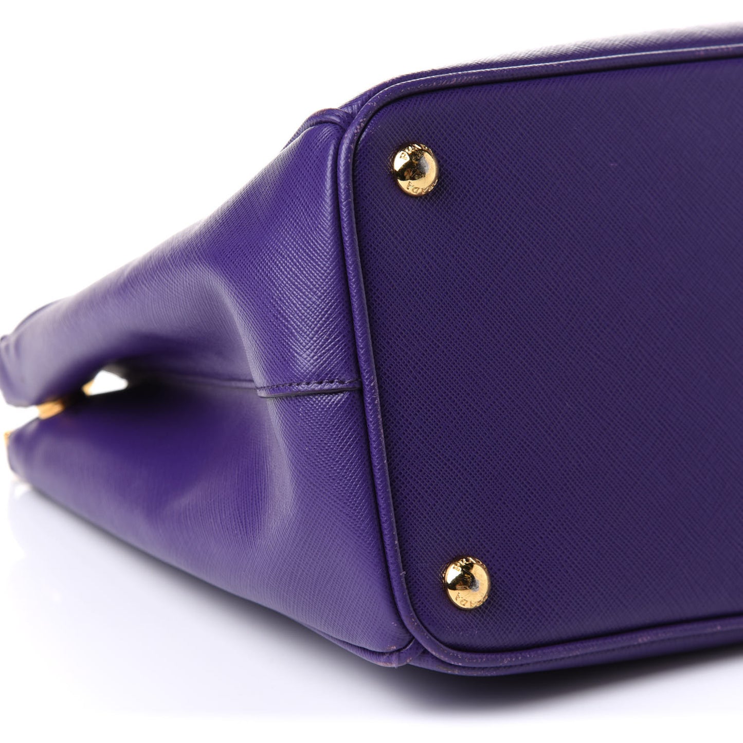 Saffiano Medium Galleria Double Zip Tote Viola