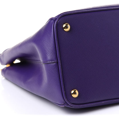 Prada Saffiano Medium Galleria Double Zip Tote Viola 9 of 11