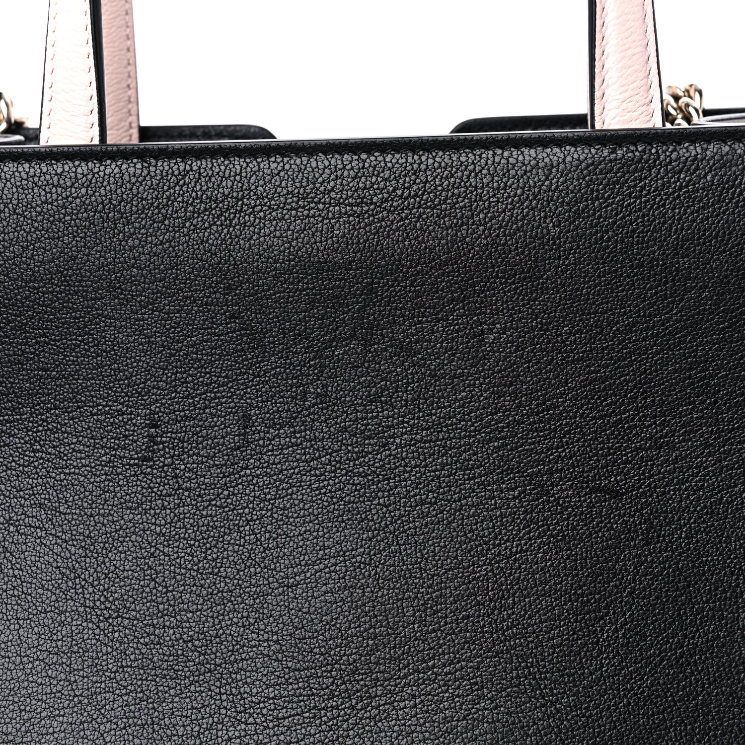 Salvatore Ferragamo Calfskin Medium Vara Bow Top Handle Tote Black Pink 11 of 13