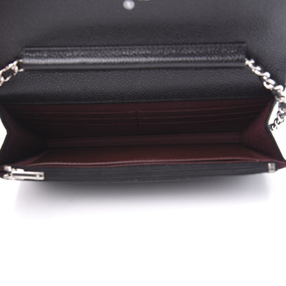 Chanel Caviar Quilted Wallet On Chain WOC Black 5 of 12
