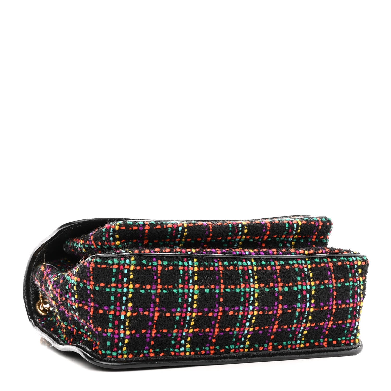 Saint Laurent Tweed Calfskin Matelasse Monogram Medium Niki Chain Satchel Multicolor 4 of 9