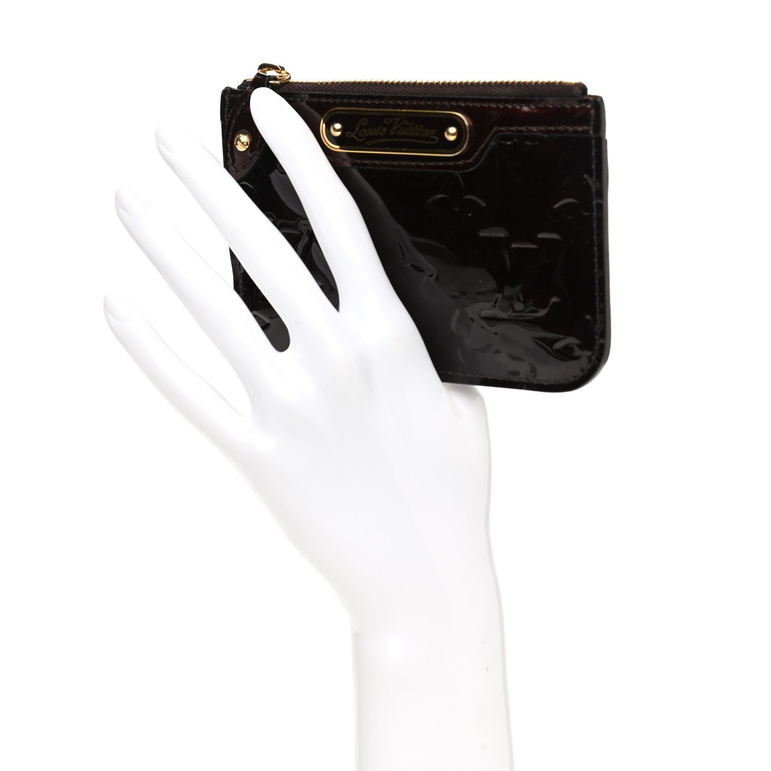 Louis Vuitton Vernis Key Pouch Amarante 2 of 7