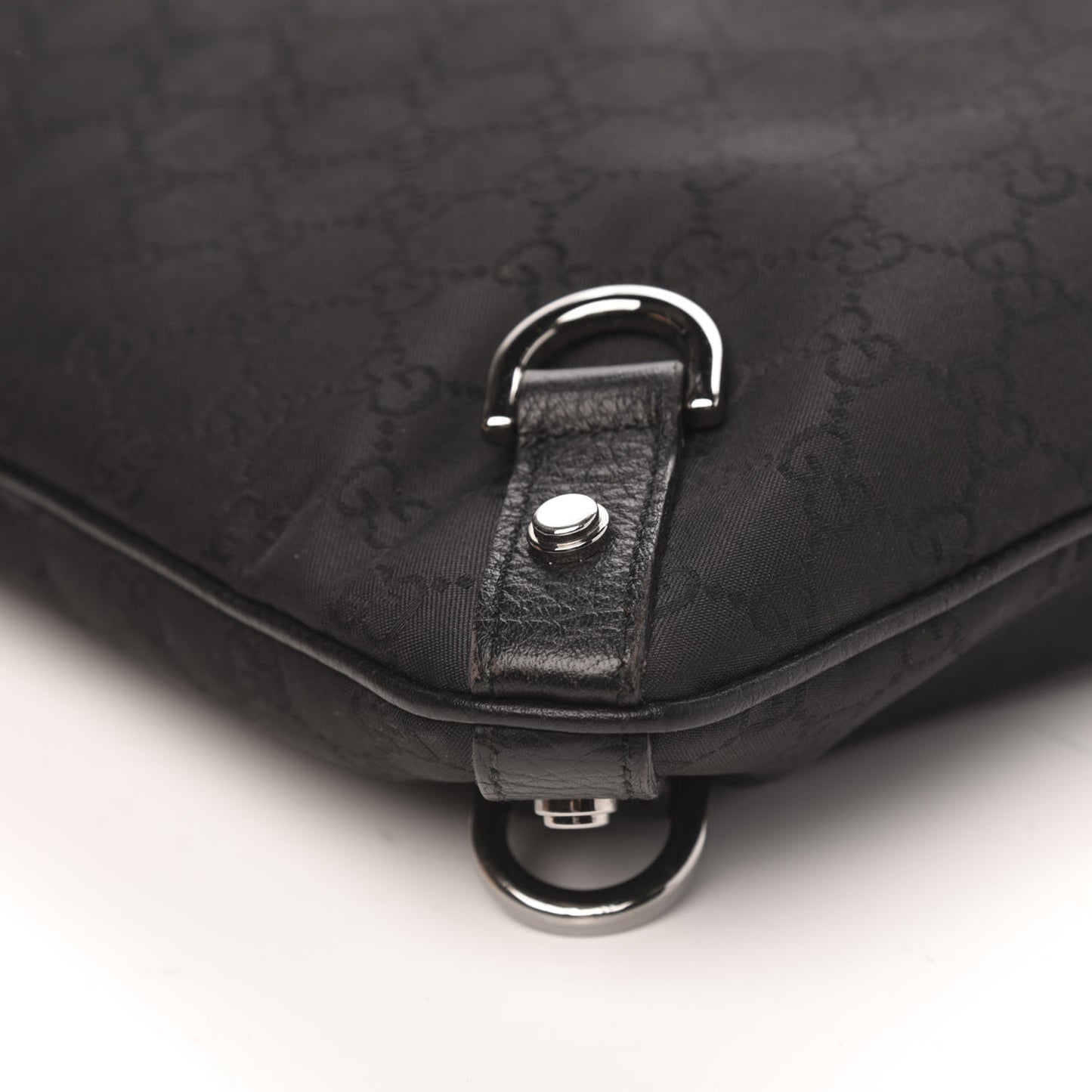 Monogram Abbey Messenger Bag Black