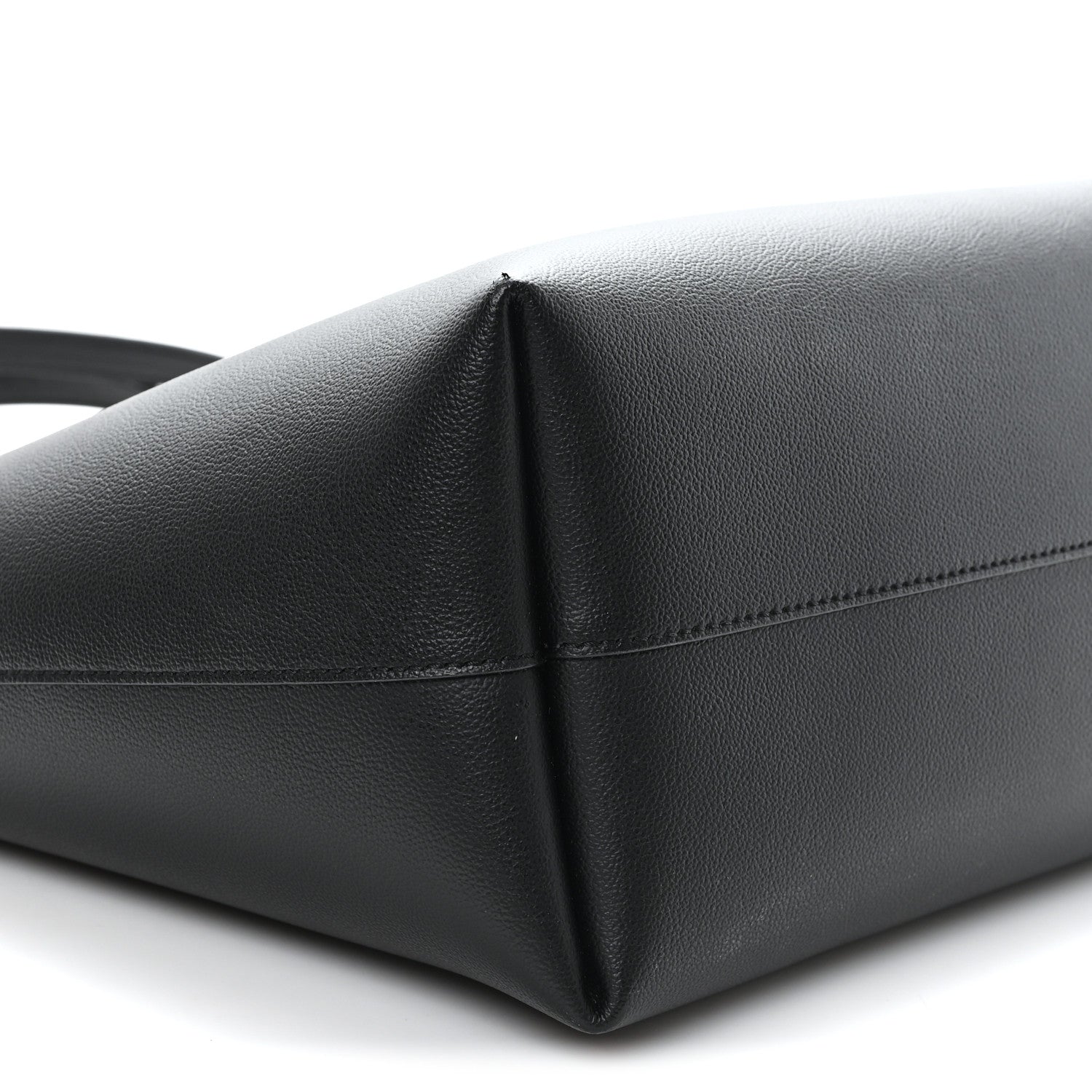 Versace Calfskin Virtus Tote Black 9 of 10