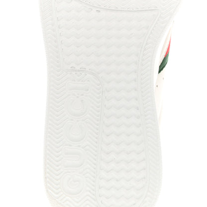 Gucci Calfskin Web Womens Platform Sneakers 40 White 7 of 9