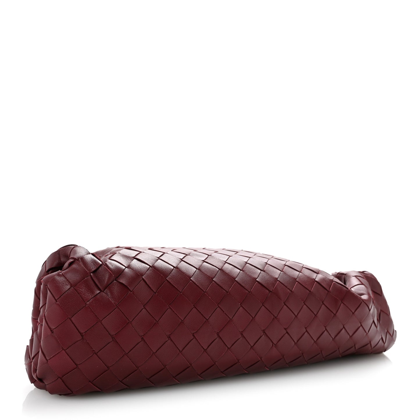 Nappa Maxi Intrecciato The Pouch Oversized Clutch Bordeaux