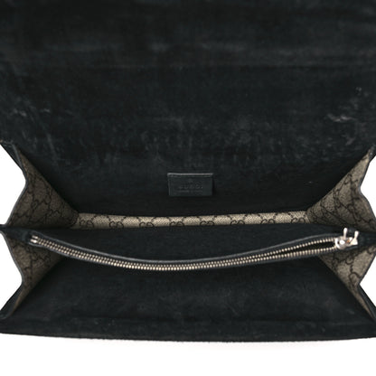 Gucci GG Supreme Monogram Small Dionysus Shoulder Bag Black 5 of 9