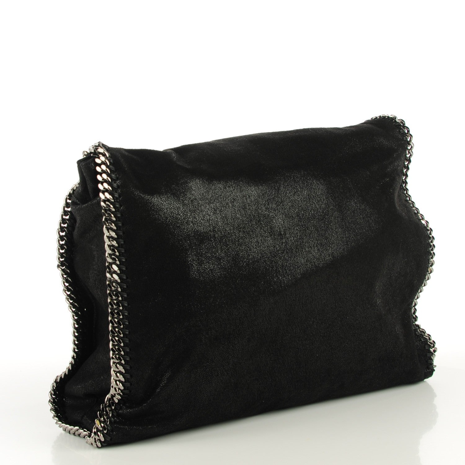 Stella McCartney Shaggy Deer Big Falabella Tote Black 5 of 11