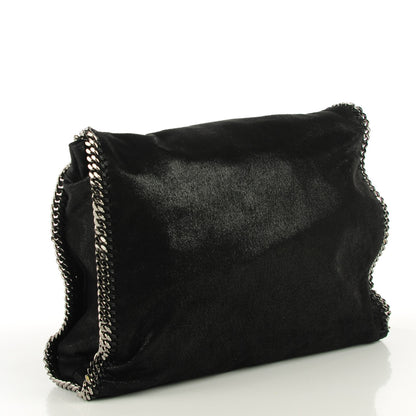 Stella McCartney Shaggy Deer Big Falabella Tote Black 5 of 11