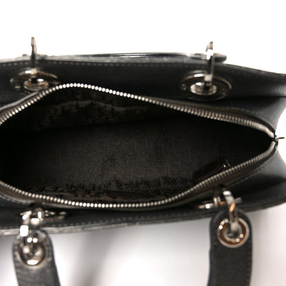 Christian Dior Metallic Calfskin Cannage Stitched Small East West Lady Dior Bronze 5 of 10