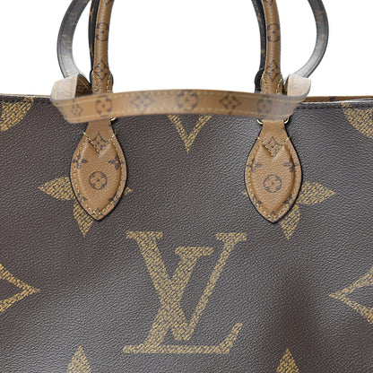 Louis Vuitton Reverse Monogram Giant Onthego MM 7 of 9