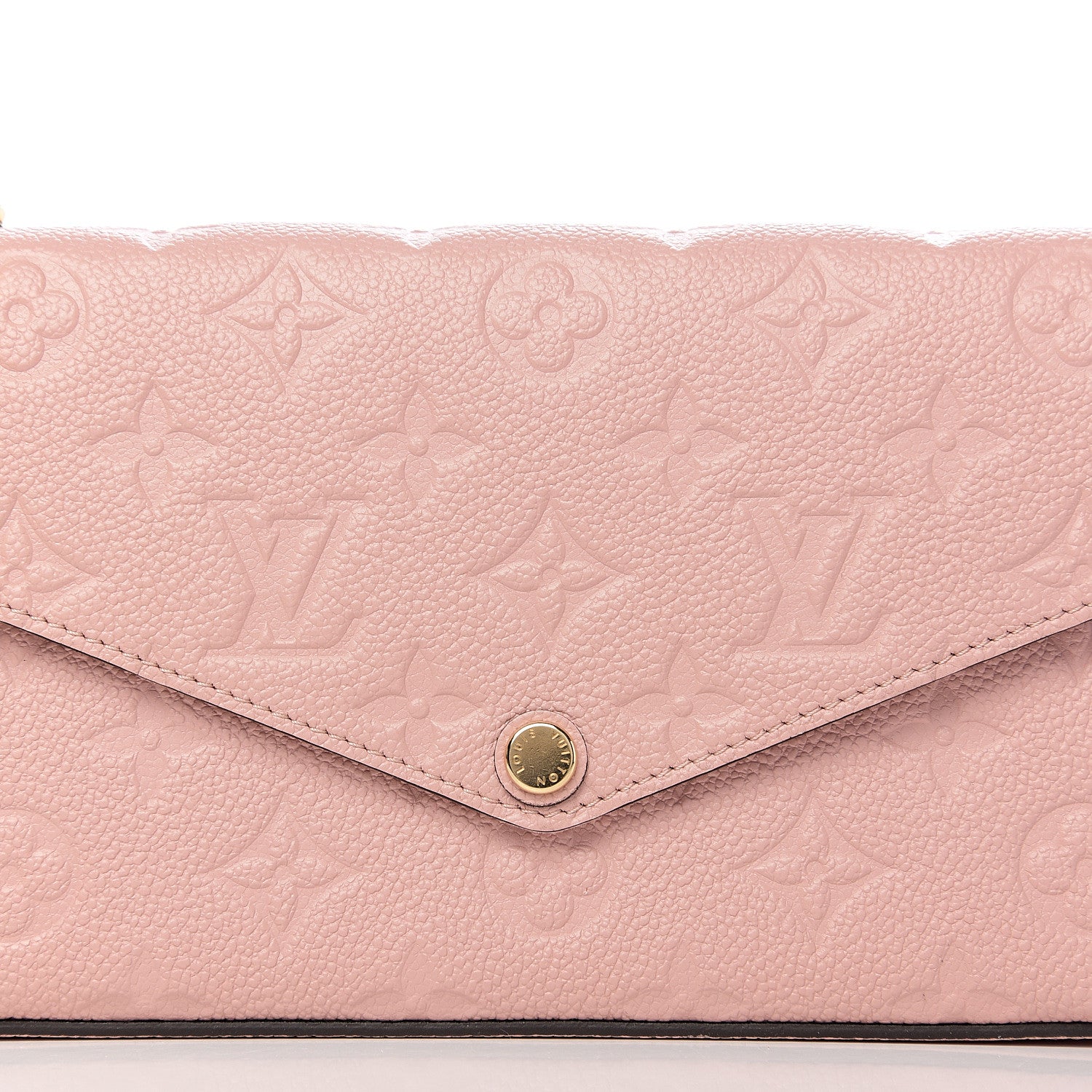 Louis Vuitton Empreinte Pochette Felicie Chain Wallet Rose Poudre 10 of 11