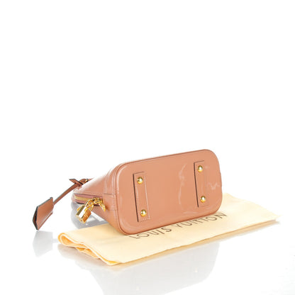 Louis Vuitton Vernis Alma BB Rose Velours 4 of 6