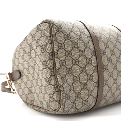 Gucci GG Supreme Monogram Margaux Calfskin Medium Nice Boston Beige Ebony Acero 9 of 10