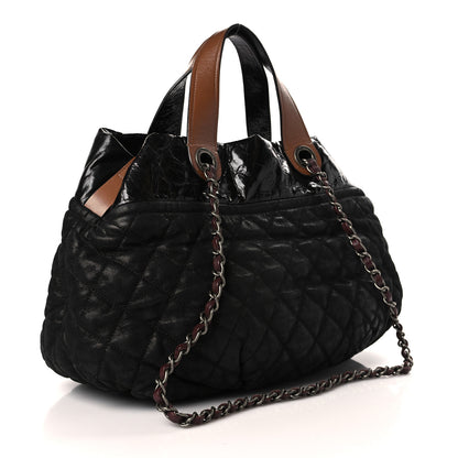 Chanel Iridescent Calfskin Small In The Mix Tote Black 3 of 10