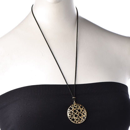 Tiffany 18K Yellow Gold Black Onyx Paloma's Marrakesh Dome Pendant Necklace 2 of 5