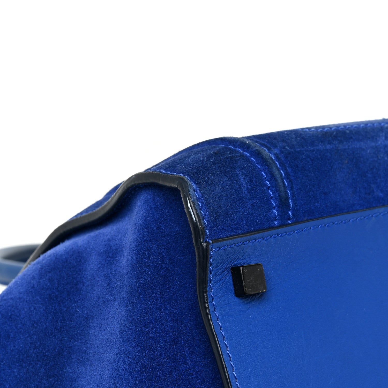 Celine Suede Medium Phantom Luggage Colbalt Blue 29 of 34